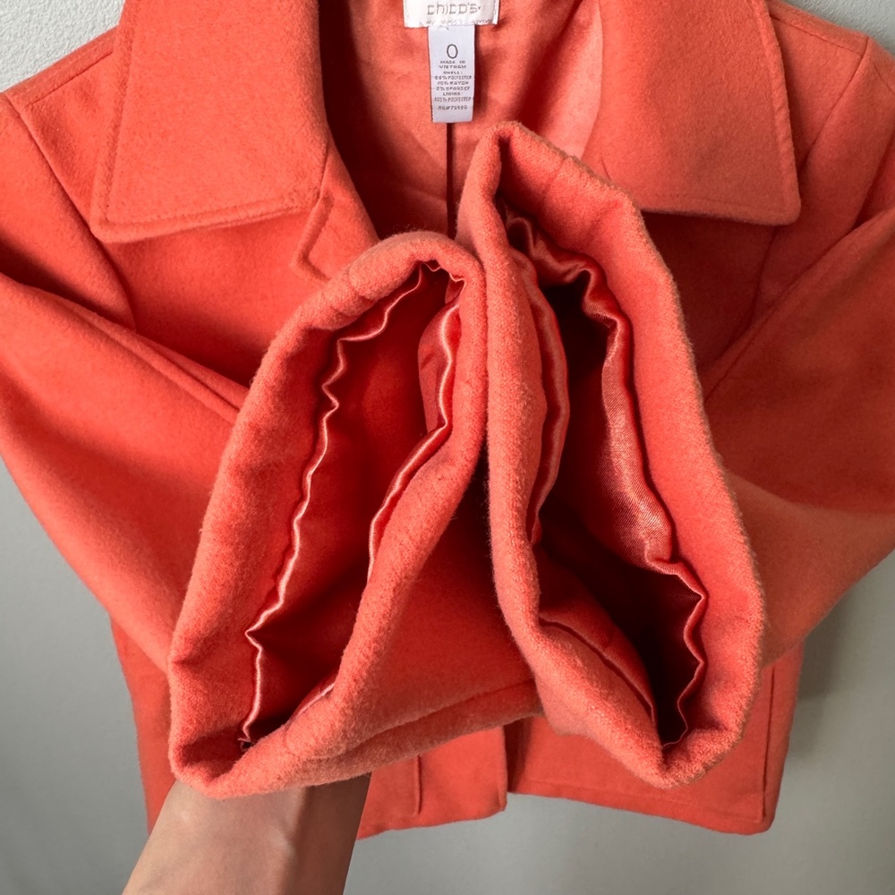 Soft Fleece Short Jacket - Open Front - Picture 13 of 16